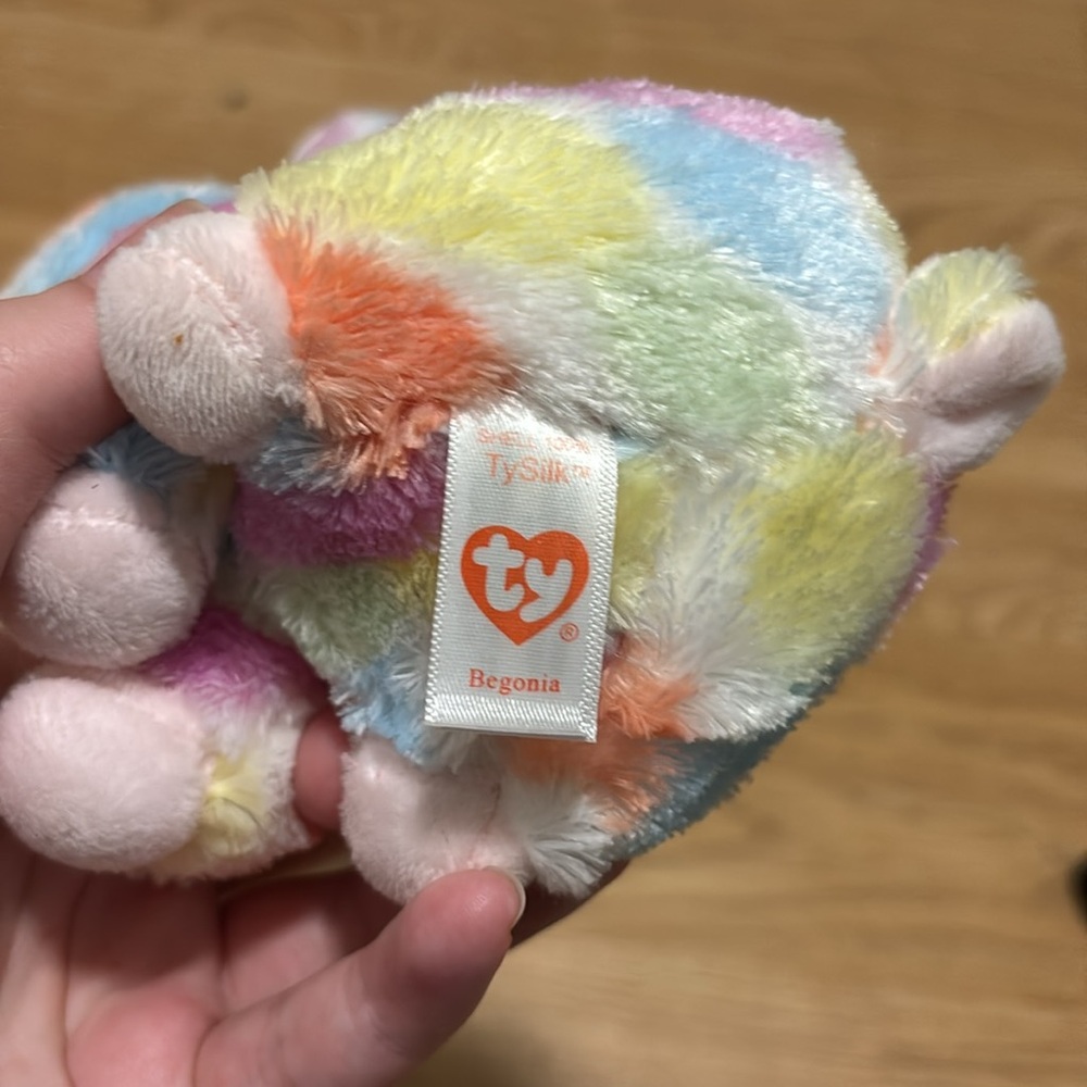 begonia beanie baby plush - Picture 3 of 4